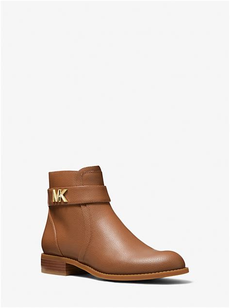 michael michael kors jilly faux pebbled leather ankle boot|Michael Kors jilly ankle boots.